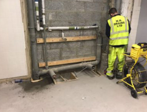 Blocked Shower (Before)