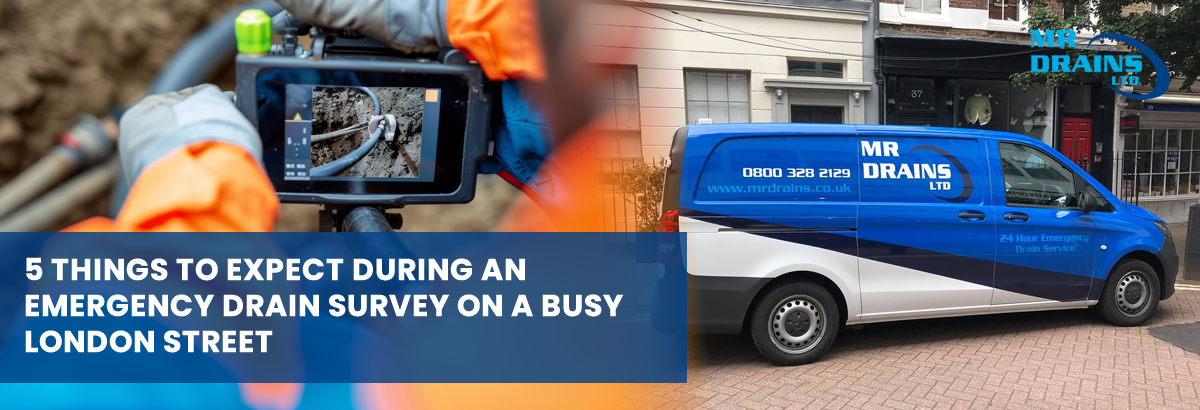 CCTV drain survey in London