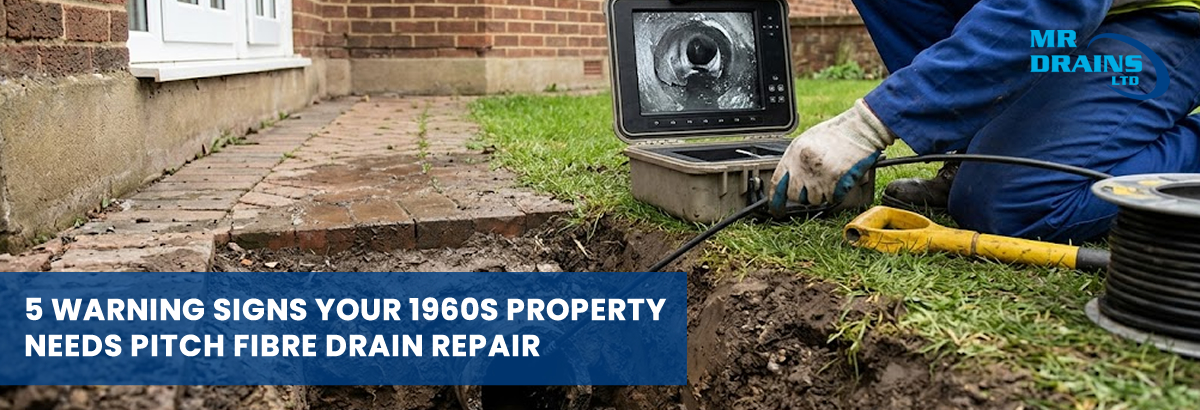 5 Warning Signs Your 1960s Property Needs Pitch Fibre Drain Repair